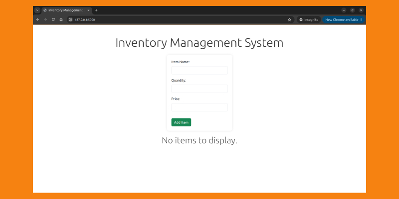 Guide to building an Inventory Management System in Python